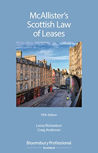 Stock image for McAllister's Scottish Law of Leases for sale by Blackwell's
