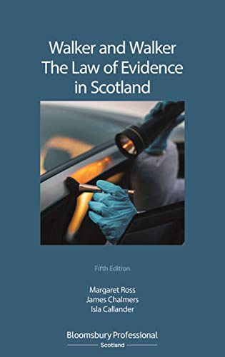 Imagen de archivo de Walker and Walker: The Law of Evidence in Scotland a la venta por Revaluation Books