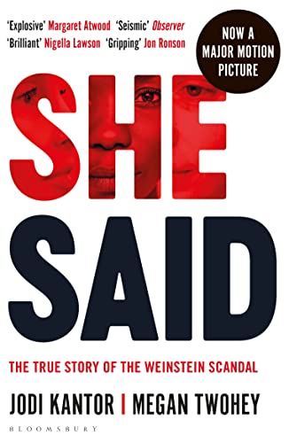 Stock image for She Said : The True Story of the Weinstein Scandal for sale by Better World Books Ltd
