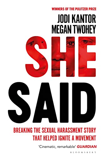 Imagen de archivo de She Said : The True Story of the Weinstein Scandal a la venta por Better World Books