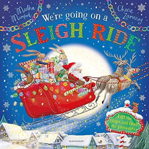 Beispielbild fr We're Going on a Sleigh Ride: A Lift-the-Flap Adventure (The Bunny Adventures) zum Verkauf von WorldofBooks
