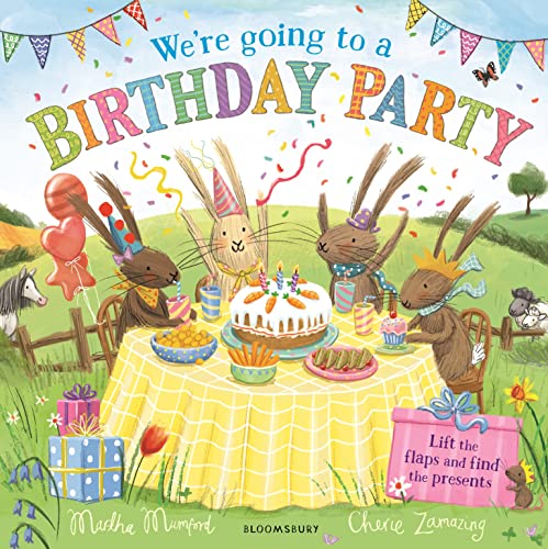 Imagen de archivo de We're Going to a Birthday Party: A Lift-the-Flap Adventure (The Bunny Adventures) a la venta por WorldofBooks