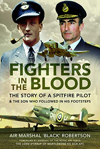 Stock image for Fighters in the Blood: The Story of a Spitfire Pilot - And the Son Who Followed in His Footsteps for sale by PlumCircle