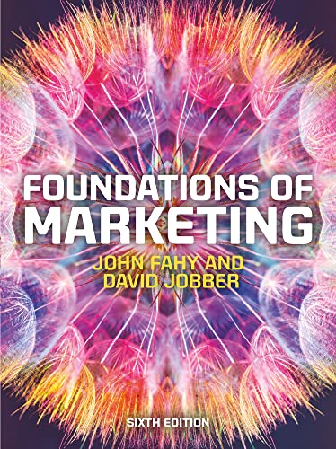 Beispielbild fr Foundations of Marketing zum Verkauf von medimops