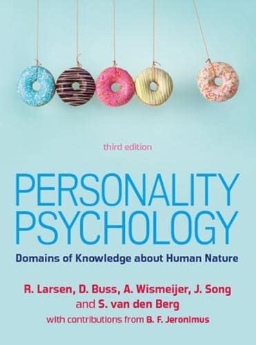 9781526847874: Personality psychology: domains of knowledge about human nature (Psicologia)