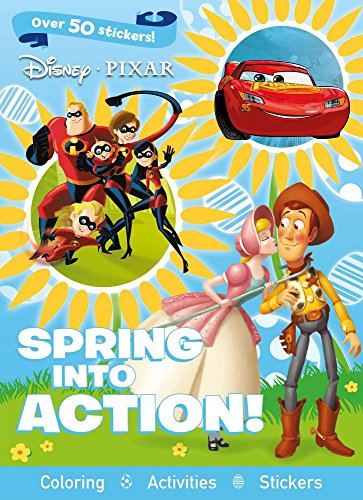 Imagen de archivo de Spring into Action!: Coloring, Activites, Stickers (Disney Pixar) a la venta por Gulf Coast Books