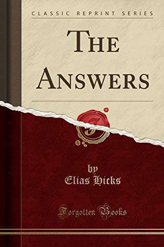 Beispielbild fr The Answers (Classic Reprint) zum Verkauf von PBShop.store US