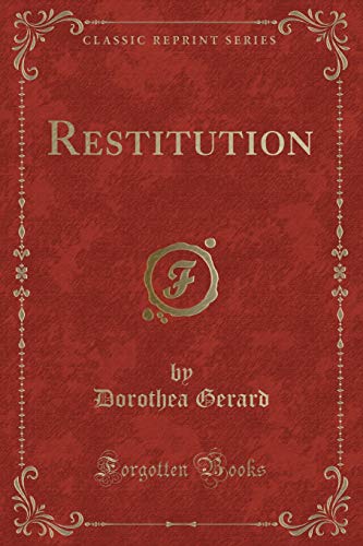 Stock image for Restitution (Classic Reprint) for sale by PBShop.store US