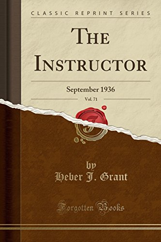 Stock image for The Instructor, Vol. 71: September 1936 (Classic Reprint) for sale by Forgotten Books