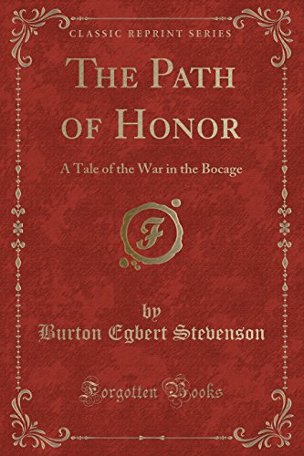 9781527696822: The Path of Honor: A Tale of the War in the Bocage (Classic Reprint)