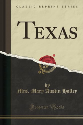 Beispielbild fr Texas (Classic Reprint) zum Verkauf von PBShop.store US