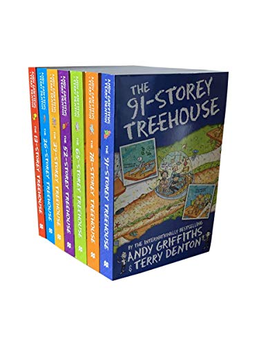 Stock image for Andy Griffiths the Treehouse 7 Books Collection(13 Storey, 26 Storey, 39 Storey, 52 Storey, 65 Storey, 78 Storey 91 Storey Treehouse) for sale by Seattle Goodwill