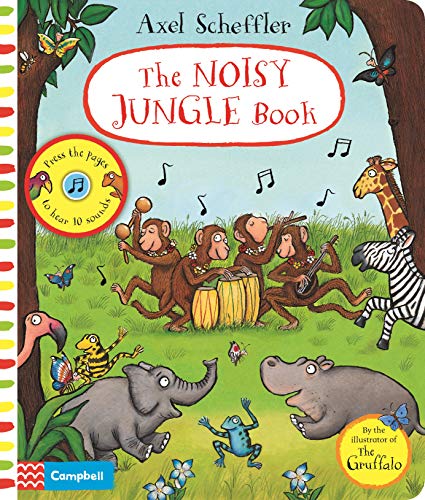 9781529025439: The Noisy Jungle Book: A press-the-page sound book (Campbell Axel Scheffler, 14)