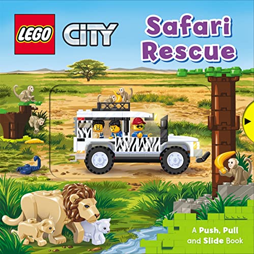 9781529048377: LEGO City. Safari Rescue: A Push, Pull and Slide Book (LEGO City. Push, Pull and Slide Books, 5)