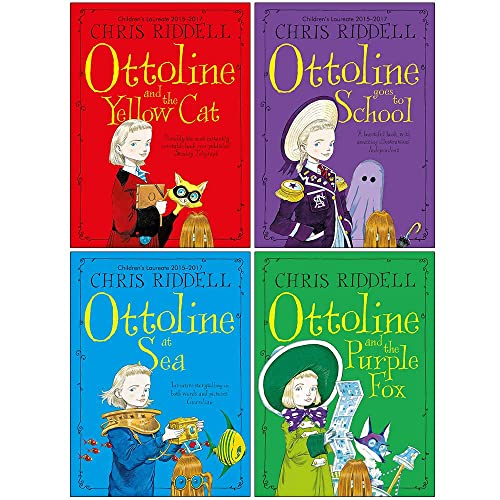 Stock image for Ottoline Series 3 Books Collection Set by Chris Riddell (Yellow Cat, Sea & Purple Fox) for sale by GF Books, Inc.