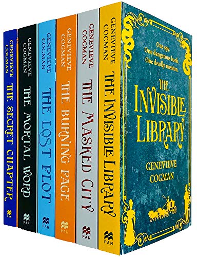 Stock image for The Invisible Library Series 6 Books Collection Set by Genevieve Cogman (Invisible Library, Masked City, Burning Page, Lost Plot, Mortal Word Secret Chapter) for sale by Wizard Books