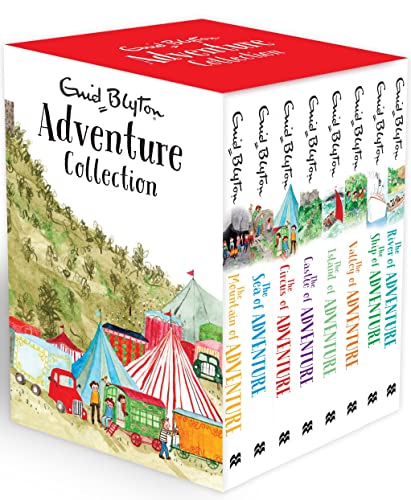 Stock image for Enid Blytons Adventure Collection x 8 Books Pack 2021 for sale by Kanic Books