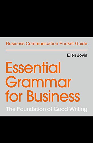 Stock image for Essential Grammar for Business: The Foundation of Good Writing for sale by ThriftBooks-Dallas