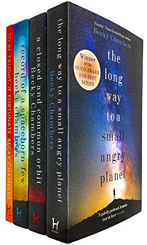 Stock image for Wayfarers Series 4 Books Collection Set by Becky Chambers (The Long Way to a Small, Angry Planet, A Closed and Common Orbit, Record of a Spaceborn Few To Be Taught, If Fortunate) for sale by Wizard Books