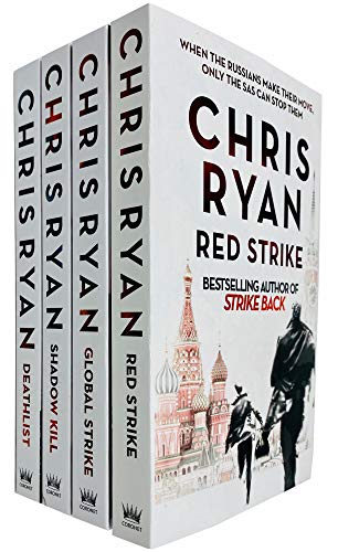 Imagen de archivo de Strike Back Series 4 Books Collection Set by Chris Ryan (Books 1 - 4) (Deathlist, Shadow Kill, Global Strike Red Strike) a la venta por GoldBooks