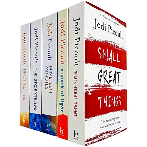 Stock image for Jodi Picoult 5 Books Collection Set (Small Great Things, A Spark of Light, The Storyteller, Leaving Time & Nineteen Minutes) for sale by GF Books, Inc.