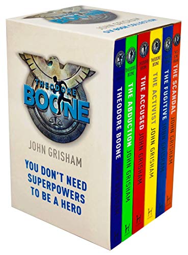 Stock image for Theodore Boone Series 6 Books Collection Box Set by John Grisham (Theodore Boone, Abduction, Accused, Activist, Fugitive The Scandal) for sale by GoldBooks