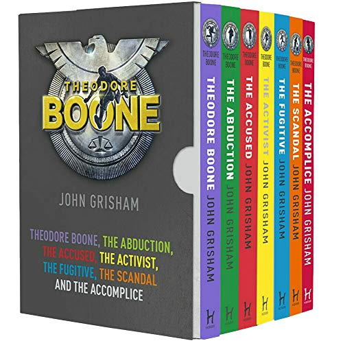 Imagen de archivo de Theodore Boone Series Books 1 - 7 Collection Box Set by John Grisham (Theodore Boone, Accused, Activist, Fugitive, Abduction, Scandal & Accomplice) a la venta por WorldofBooks