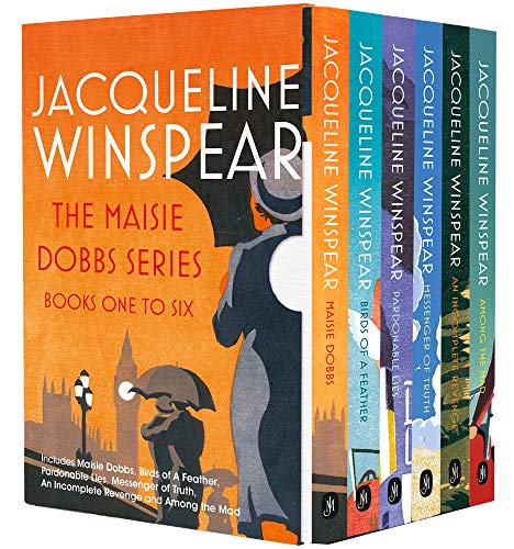Stock image for Maisie Dobbs Mystery Series Books 1 - 6 Collection Box Set by Jacqueline Winspear (Maisie Dobbs, Birds of a Feather, Pardonable Lies, Messenger of Truth & MORE!) for sale by HPB Inc.