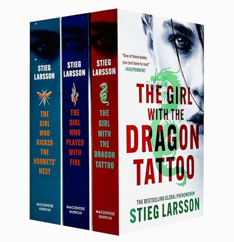 Beispielbild fr Millennium series 3 Books Collection Box Set by Stieg Larsson (Books 1 - 3) (The Girl With the Dragon Tattoo, The Girl Who Played with Fire & The Girl Who Kicked the Hornets Nest) zum Verkauf von Buchpark