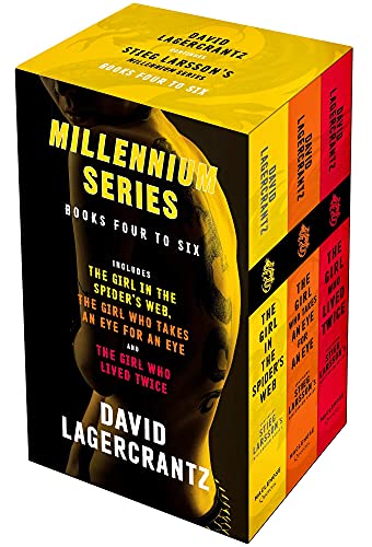Beispielbild fr Millennium series 3 Books Collection Box Set by David Lagercrantz (Books 4 - 6) (The Girl in the Spider's Web, The Girl Who Takes an Eye for an Eye The Girl Who Lived Twice) zum Verkauf von GoldBooks