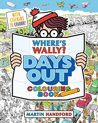 Beispielbild fr Where's Wally? Days Out: Colouring Book zum Verkauf von AwesomeBooks