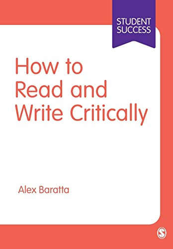 9781529757996: How to Read and Write Critically (Student Success)