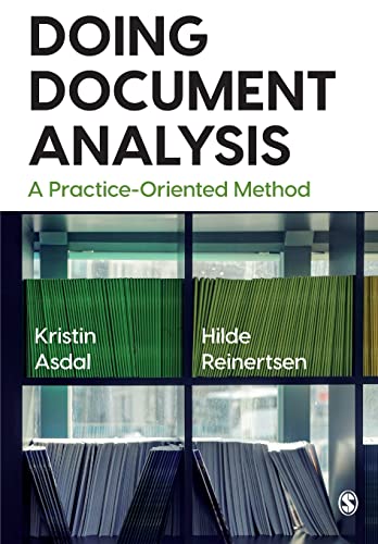 Asdal, Kristin, Reinertsen, Hilde,Doing Document Analysis