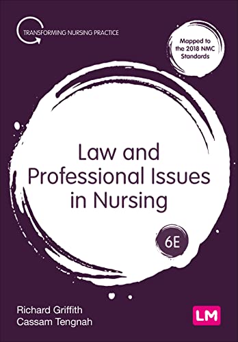 Stock image for Law and Professional Issues in Nursing (Transforming Nursing Practice Series) for sale by PlumCircle