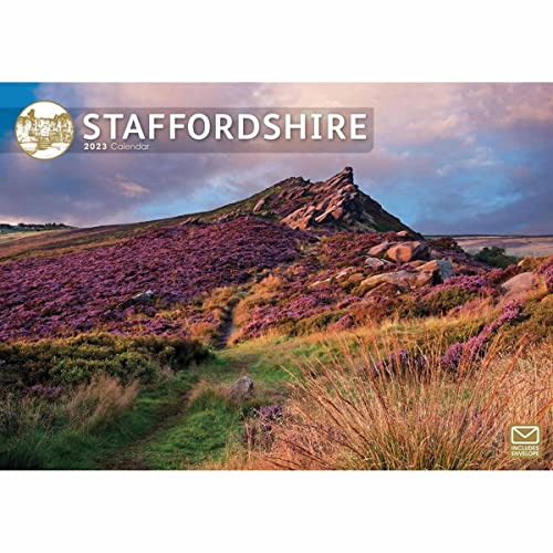 Beispielbild fr Staffordshire A4 Calendar 2023 zum Verkauf von WorldofBooks