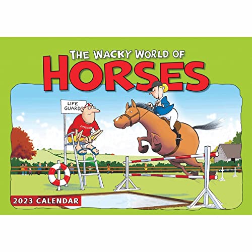 Beispielbild fr Wacky World of Horses A4 Calendar 2023 zum Verkauf von WorldofBooks