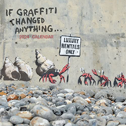 Beispielbild fr Banksy - If Graffiti changed Anything 2024 - 12-Monatskalender : Original Carousel-Kalender [Mehrsprachig] [Kalender] zum Verkauf von Buchpark
