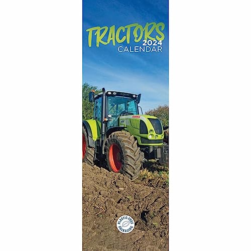 Beispielbild fr Tractors - Traktoren 2024 - Slimline-Kalender: Original Carousel Calendar zum Verkauf von medimops