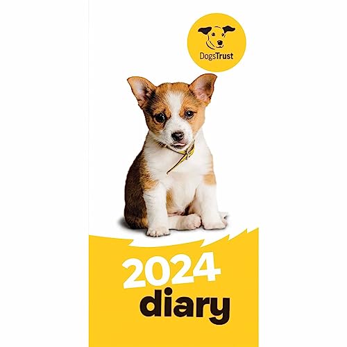 Beispielbild fr Carousel Calendars Dogs Trust Slim Diary 2024 zum Verkauf von WorldofBooks