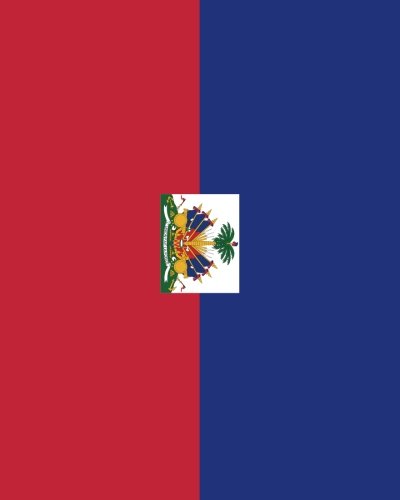 Stock image for Flag of Haiti Notebook: College Ruled Writer's Notebook for School, the Office, or Home! (8 x 10 inches, 120 pages) for sale by Buchpark