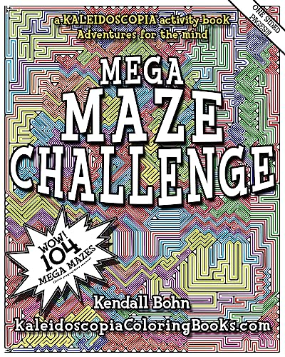 Stock image for MEGA MAZE CHALLENGE: A Kaleidoscopia Activity Book: Adventures for the mind for sale by Save With Sam