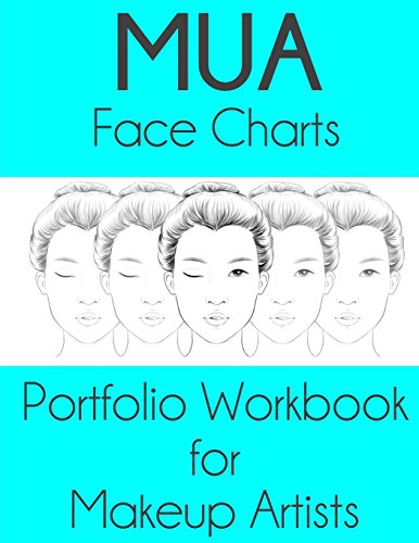 9781530038091: MUA Face Charts Portfolio Workbook for Makeup Artists: Athena Edition