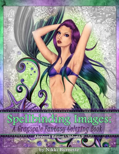 Stock image for Spellbinding Images: A Grayscale Fantasy Coloring Book: Advanced Edition for sale by Save With Sam