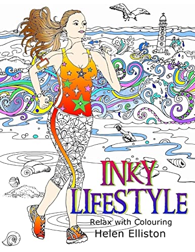 9781530086108: Inky Lifestyle: 50 anti-stress adult colouring book illustrations: Volume 6 (Inky Colouring books)