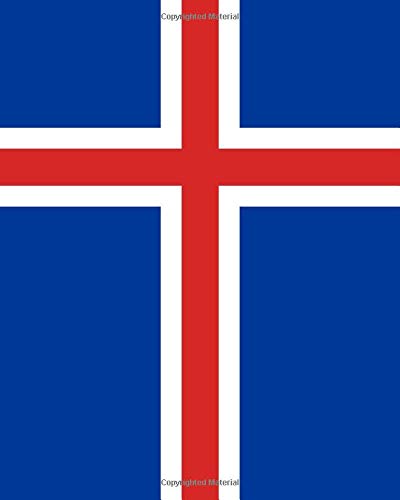 Imagen de archivo de Icelandic Flag Notebook: College Ruled Writer's Notebook for School, the Office, or Home! (8 x 10 inches, 120 pages) a la venta por Buchpark