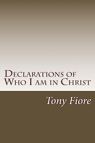 Stock image for Declarations of Who I am in Christ for sale by Save With Sam