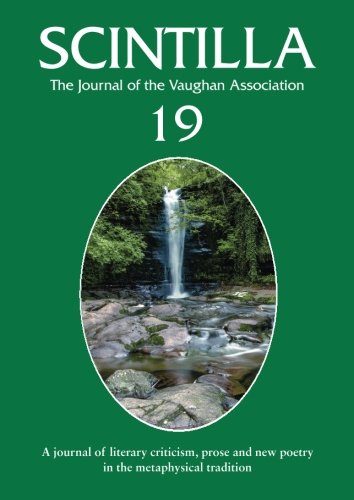 Imagen de archivo de Scintilla 19: The Journal of the Vaughan Association: Volume 19 a la venta por Reuseabook