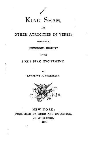 Stock image for King Sham, and Other Atrocities in Verse for sale by Lucky's Textbooks