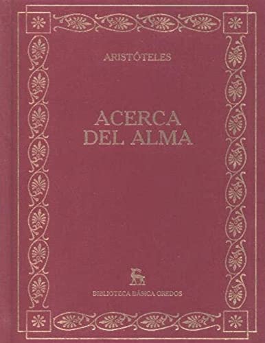 Beispielbild fr Acerca del Alma (Spanish Edition) zum Verkauf von Save With Sam