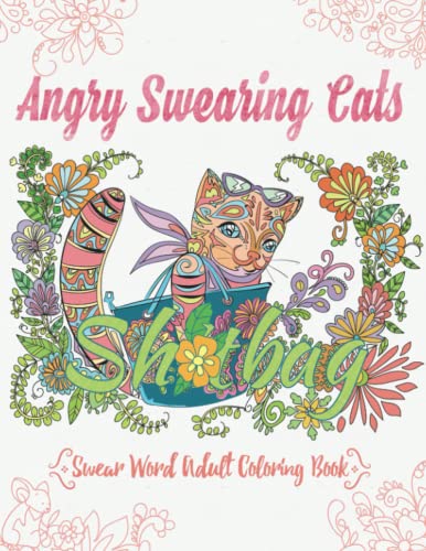 Stock image for Angry Swearing Cats (Creative Sweary Coloring Book for Adults with Funny Cursing Words): Swear Word Coloring Book for sale by Wonder Book